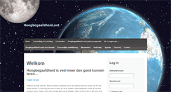 Desktop Screenshot of hoogbegaafdheid.net