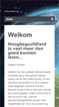 Mobile Screenshot of hoogbegaafdheid.net