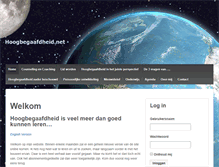 Tablet Screenshot of hoogbegaafdheid.net